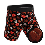 The Bonbons | Naughty Chocolate Ball Hammock® Boxer - Long Leg - Shinesty