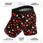 The Bonbons | Naughty Chocolate Ball Hammock® Boxer - Long Leg - Shinesty