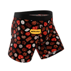The Bonbons | Naughty Chocolate Ball Hammock® Pouch Underwear With Fly - Shinesty