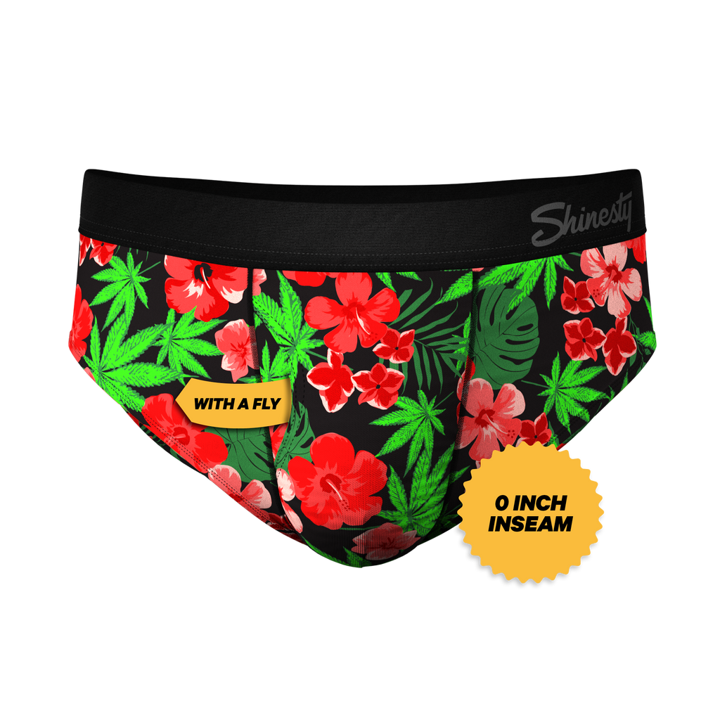 The Bongstera | Tropical Weed Ball Hammock® Pouch Underwear Briefs - Shinesty