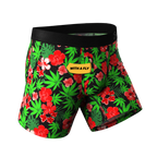 The Bongstera | Tropical Weed Ball Hammock® Pouch Underwear With Fly - Shinesty