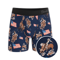 The Bootstraps & Chaps | Americana Cowboy Ball Hammock® Pouch Underwear - Shinesty