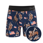 The Bootstraps & Chaps | Americana Cowboy Ball Hammock® Pouch Underwear - Shinesty