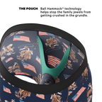 The Bootstraps & Chaps | Americana Cowboy Ball Hammock® Pouch Underwear - Shinesty
