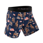 The Bootstraps & Chaps | Americana Cowboy Ball Hammock® Pouch Underwear - Shinesty