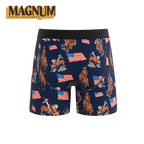 The Bootstraps & Chaps | Americana Cowboy Ball Hammock® Magnum Big Pouch Underwear - Shinesty
