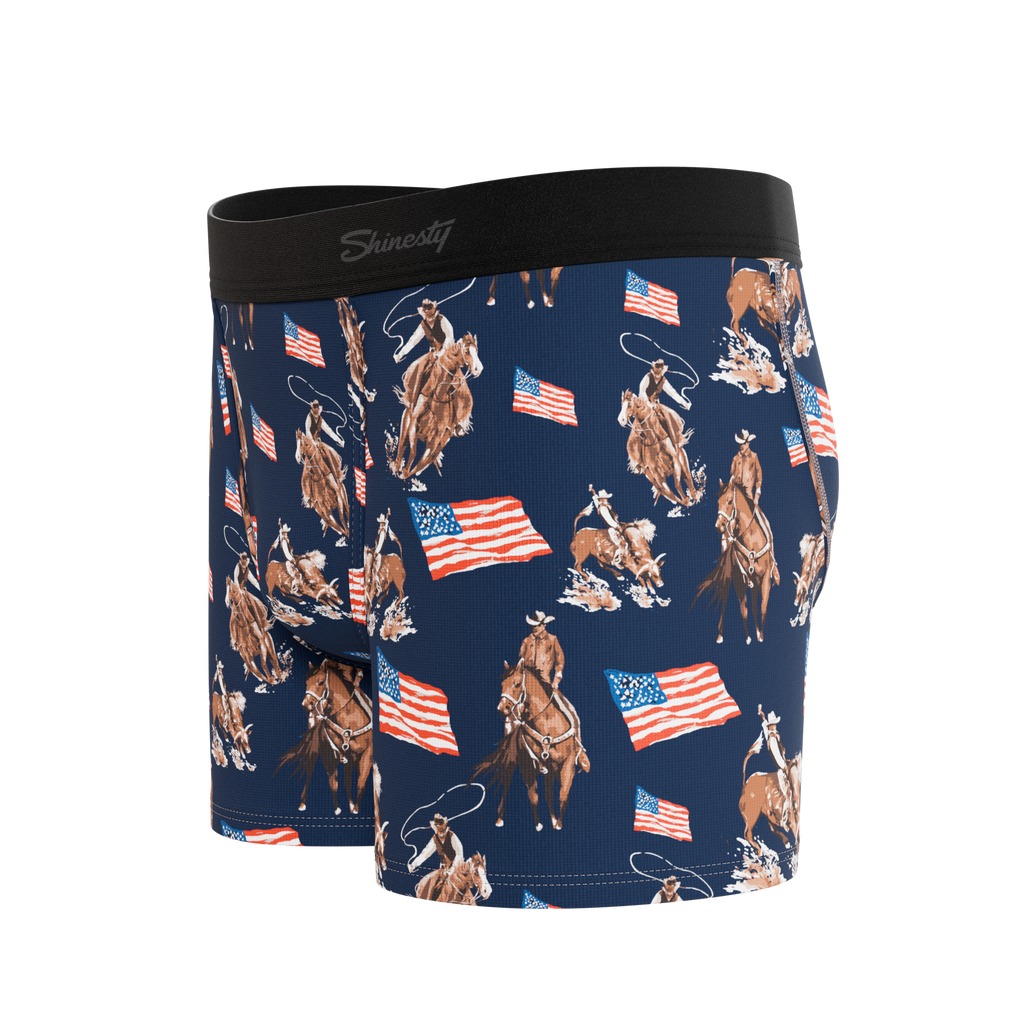 The Bootstraps & Chaps | Americana Cowboy Youth Boxer Briefs - Shinesty