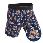 The Bootstraps & Chaps | Americana Cowboy Ball Hammock® Boxer - Long Leg - Shinesty