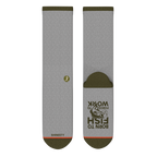 The Born To Fish | Fishing Motto Heel Hammock™ Crew Socks - Shinesty