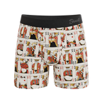 The Bottomless Blackjack | Vintage Playing Cards Ball Hammock® Magnum Big Pouch Underwear - Shinesty