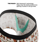 The Bottomless Blackjack | Vintage Playing Cards Ball Hammock® Pouch Trunks Underwear - Shinesty