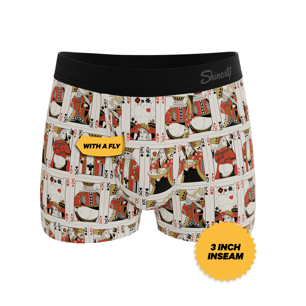 The Bottomless Blackjack | Vintage Playing Cards Ball Hammock® Pouch Trunks Underwear - Shinesty