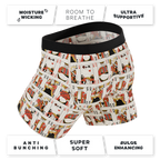 The Bottomless Blackjack | Vintage Playing Cards Ball Hammock® Pouch Underwear - Shinesty