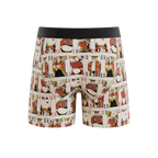 The Bottomless Blackjack | Vintage Playing Cards Ball Hammock® Pouch Underwear With Fly - Shinesty