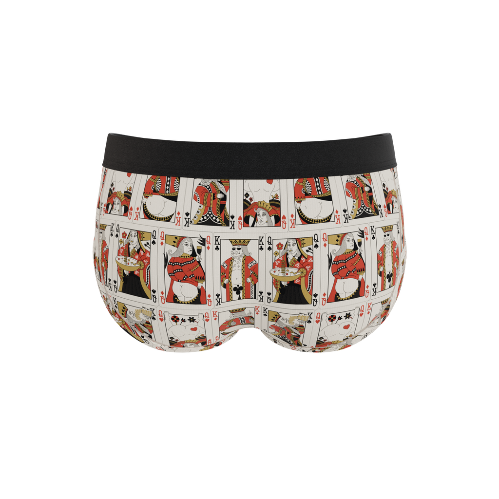 The Bottomless Blackjack | Vintage Playing Cards Ball Hammock® Pouch Underwear Briefs - Shinesty