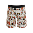 The Bottomless Blackjack | Vintage Playing Cards Ball Hammock® Boxer - Long Leg - Shinesty