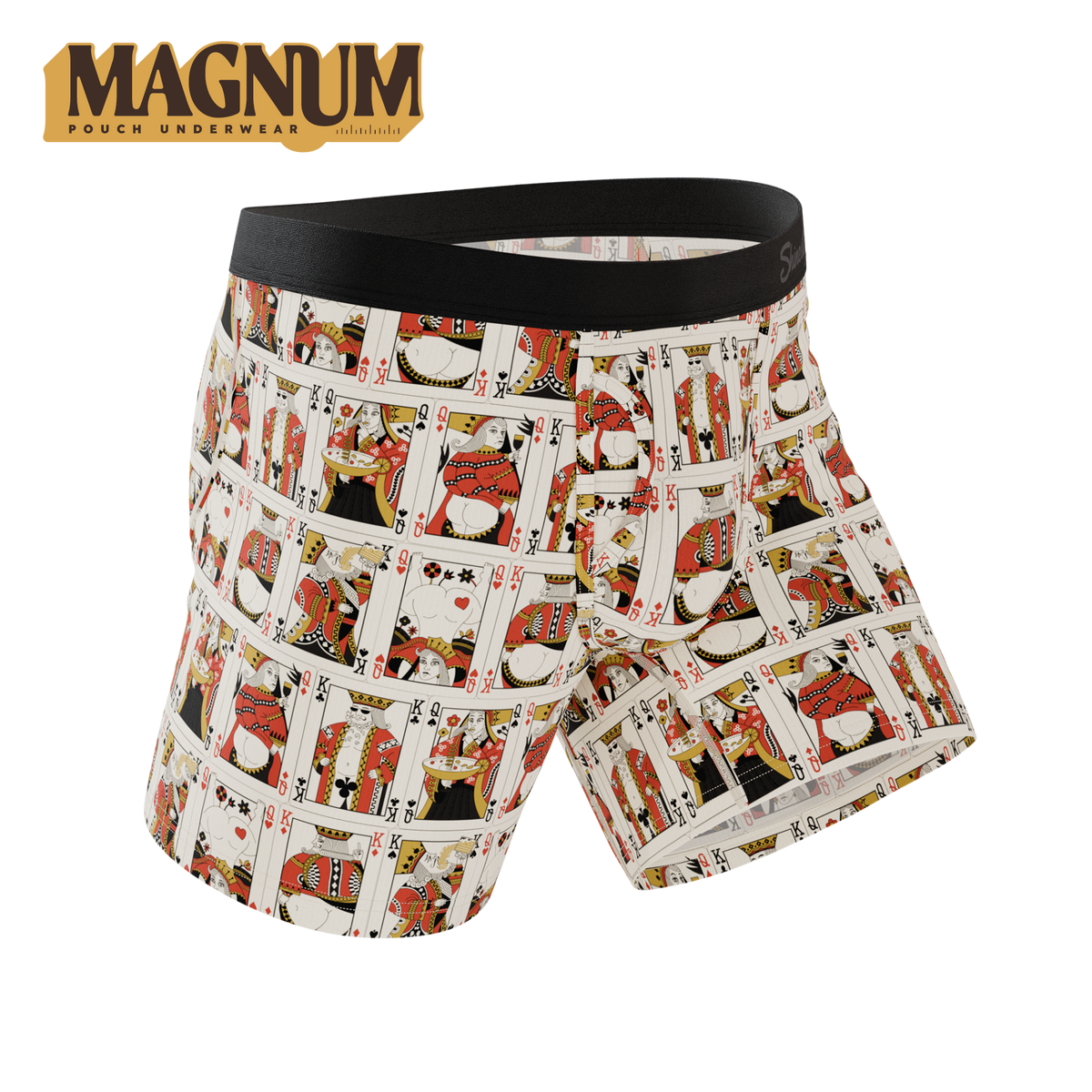 The Bottomless Blackjack | Vintage Playing Cards Ball Hammock® Magnum Big Pouch Underwear - Shinesty