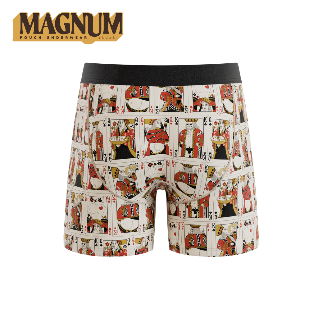 The Bottomless Blackjack | Vintage Playing Cards Ball Hammock® Magnum Big Pouch Underwear - Shinesty