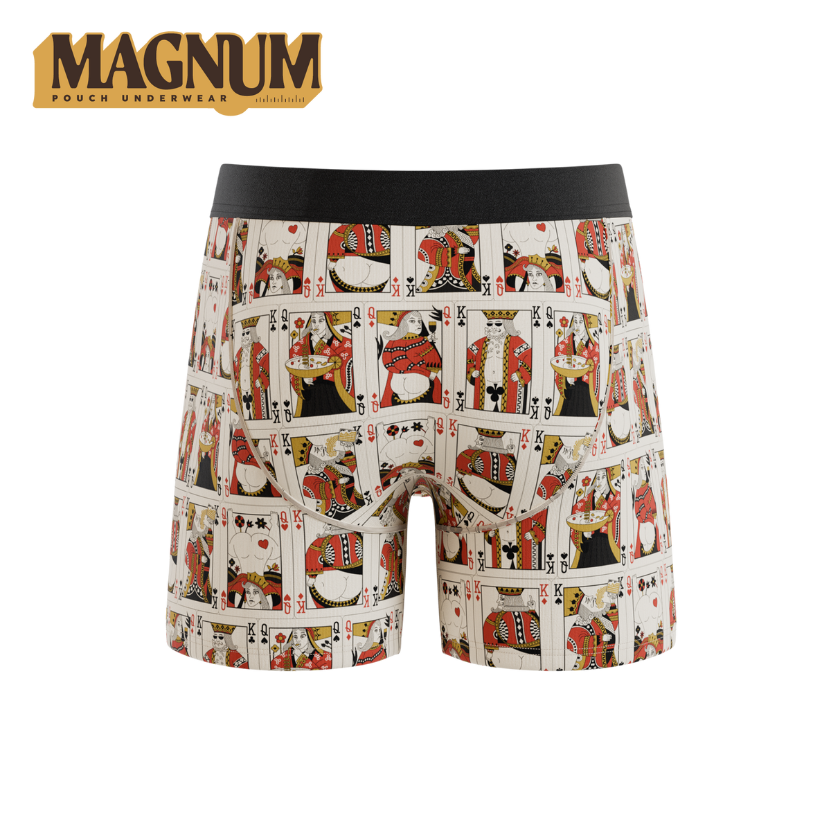 The Bottomless Blackjack | Vintage Playing Cards Ball Hammock® Magnum Big Pouch Underwear - Shinesty