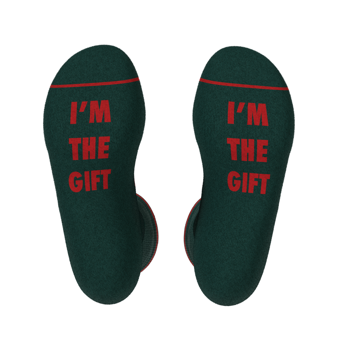 The Bow On Top | Ribbon Present Heel Hammock™ Crew Socks - Shinesty