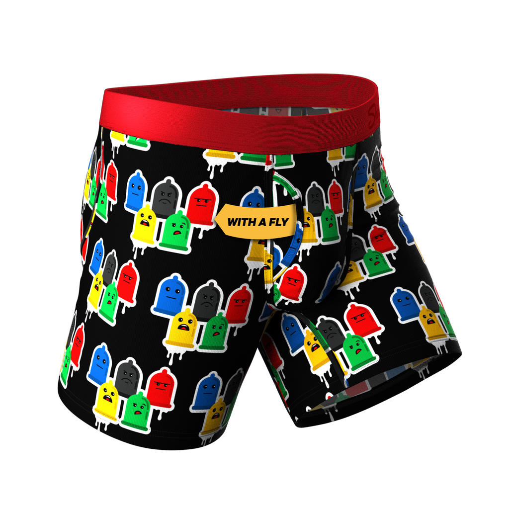 The Village Armor | Condom Ball Hammock® Boxer Briefs With Fly - Shinesty