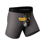 The Canines | Wolf Ball Hammock® Pouch Underwear With Fly - Shinesty