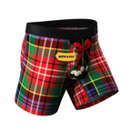 The Kiss Me There | Mistletoe Ball Hammock® Pouch Underwear With Fly - Shinesty