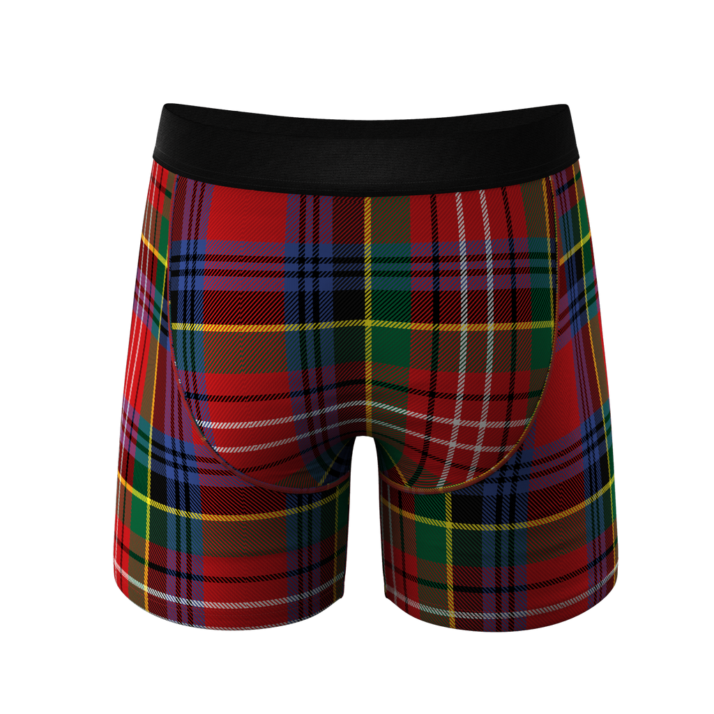 The Kiss Me There | Mistletoe Ball Hammock® Pouch Underwear With Fly - Shinesty