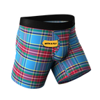 The Crisscross Applesauce | Plaid Ball Hammock® Pouch Underwear With Fly - Shinesty