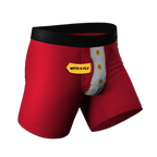 The St Knickers | Santa Belt Ball Hammock® Pouch Underwear With Fly - Shinesty