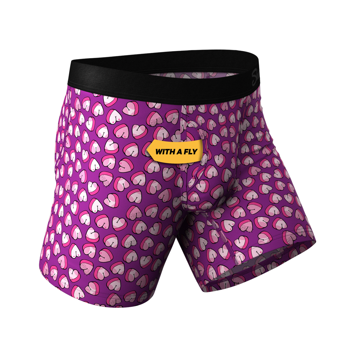 The Full Moon | Body Part Hearts Ball Hammock® Pouch Underwear With Fly - Shinesty