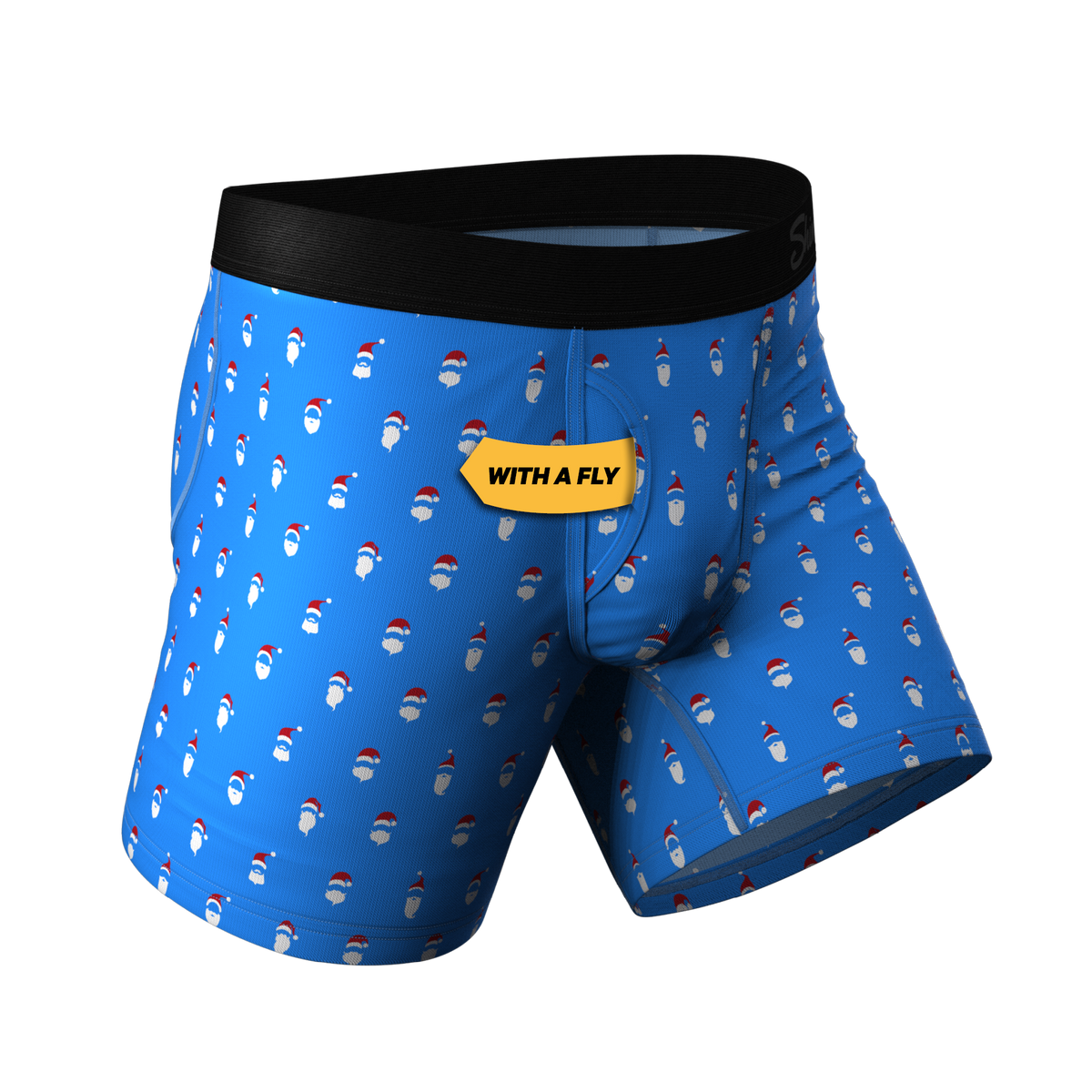 The 50 Shades Of Santa | Holiday Ball Hammock® Pouch Underwear With Fly - Shinesty