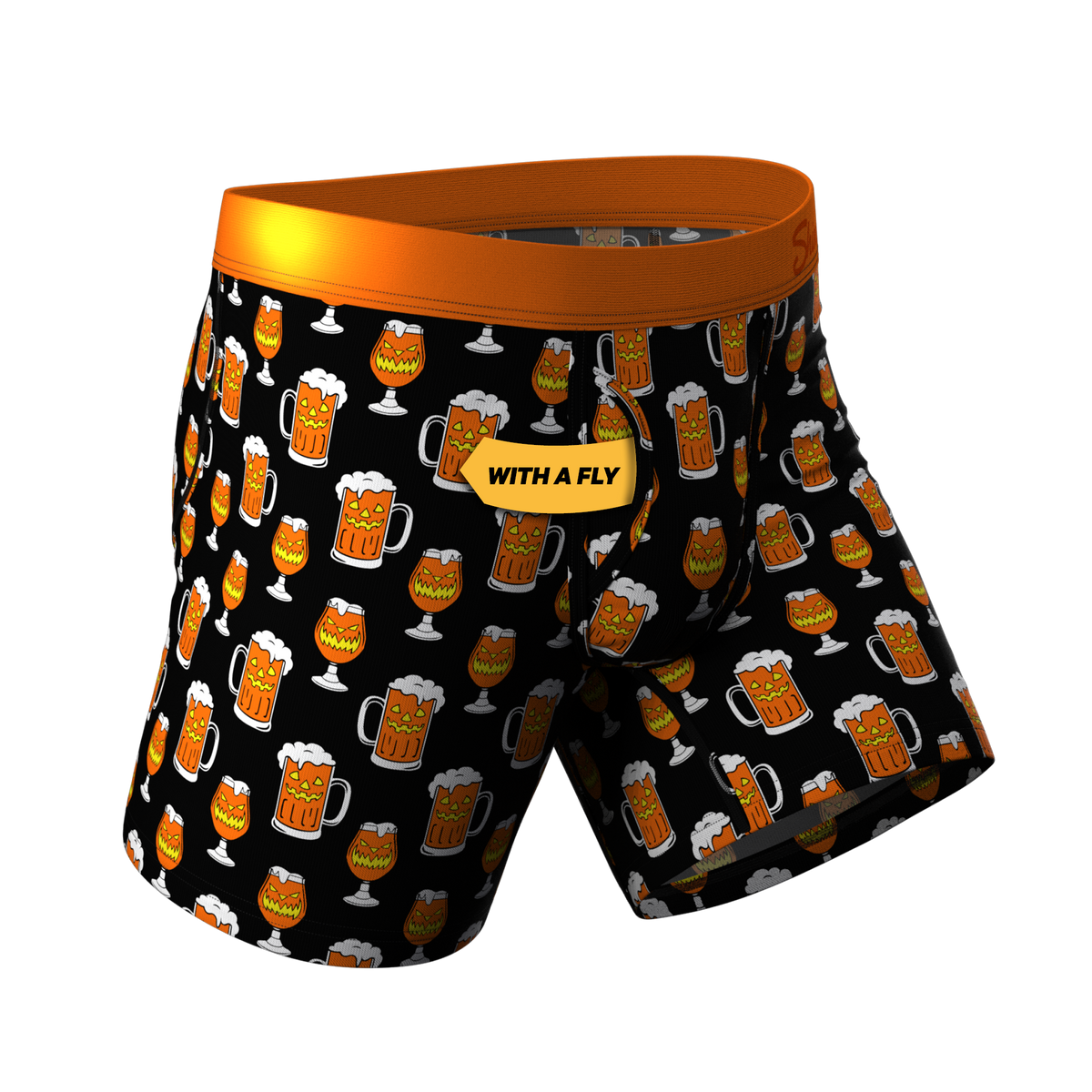 The Jack O Lager | Halloween Beer Ball Hammock® Pouch Underwear With Fly - Shinesty