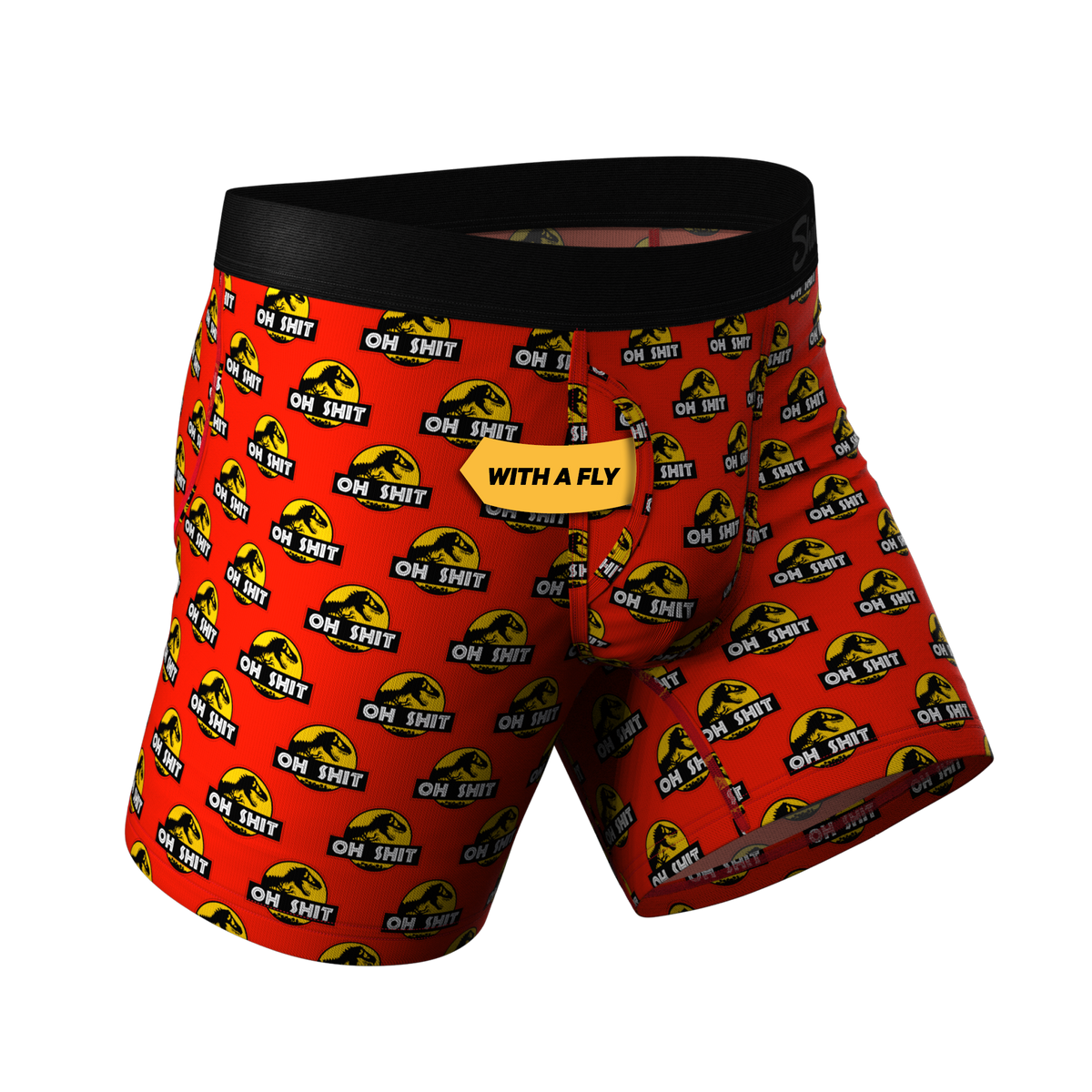 They're Back | Dinosaur Ball Hammock® Pouch Underwear With Fly - Shinesty