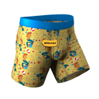 The Nudie Beach | Beach Scene Ball Hammock® Pouch Underwear With Fly - Shinesty