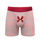 The Date Night | Valentine's Day Bow Ball Hammock® Pouch Underwear With Fly - Shinesty