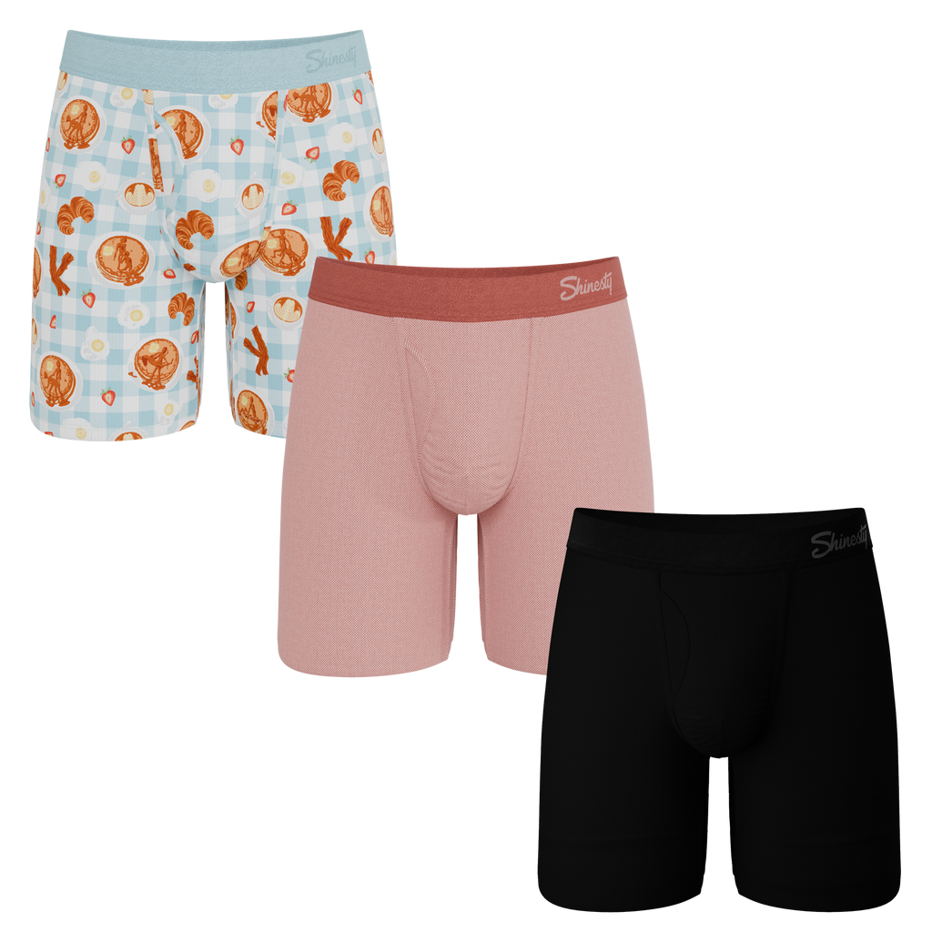 The Breakfast Pack | Long Leg Ball Hammock® Pouch Underwear With Fly 3 Pack - Shinesty