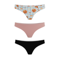 The Breakfast in Bed | Women's Thong Underwear 3 Pack - Shinesty