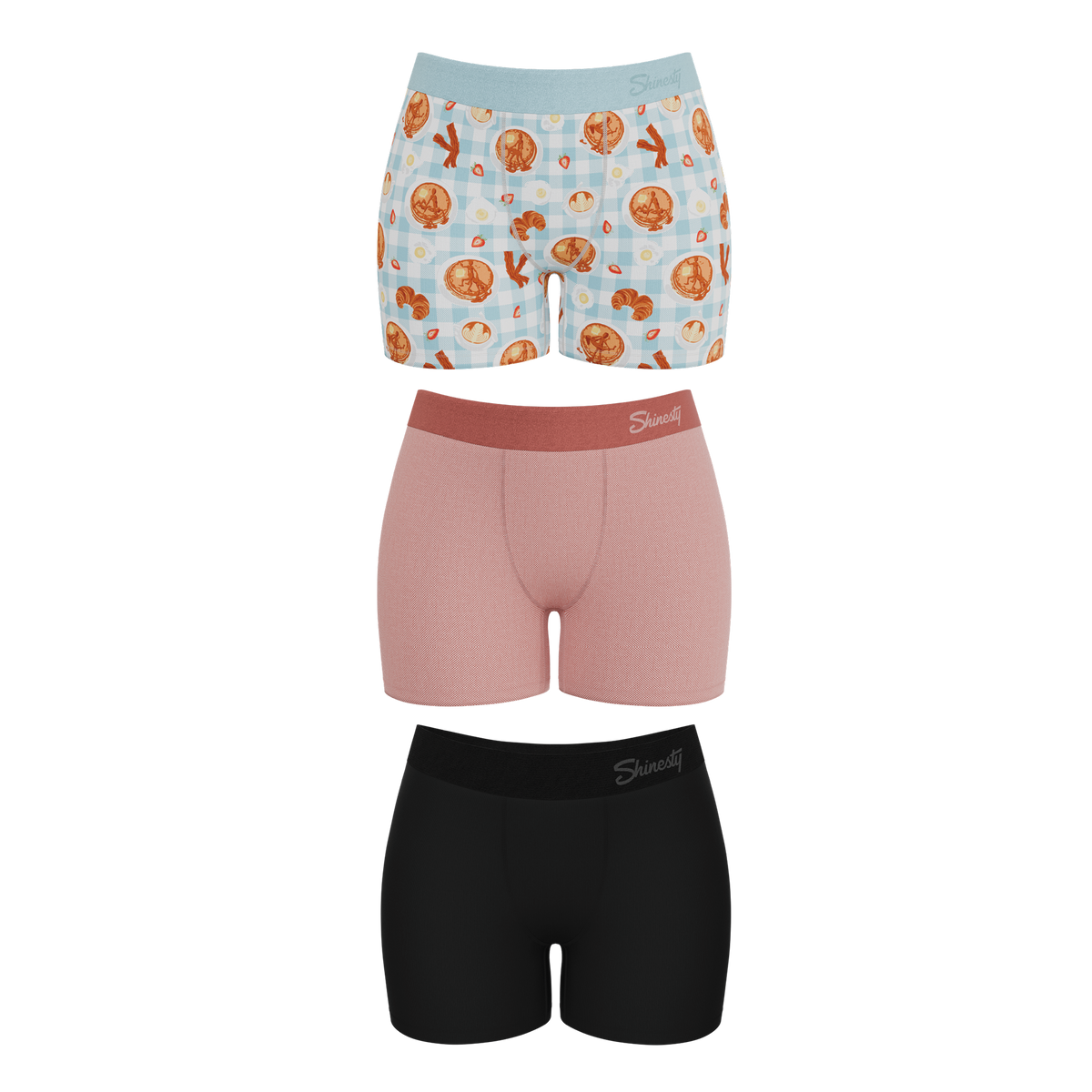 The Breakfast in Bed | Women’s Boxers 3 Pack - Shinesty