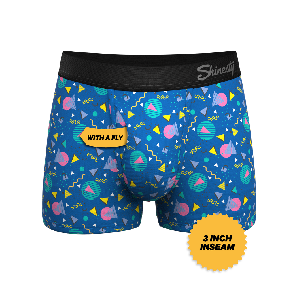 The Bus Stop | Retro Shapes Ball Hammock® Pouch Trunk Underwear - Shinesty