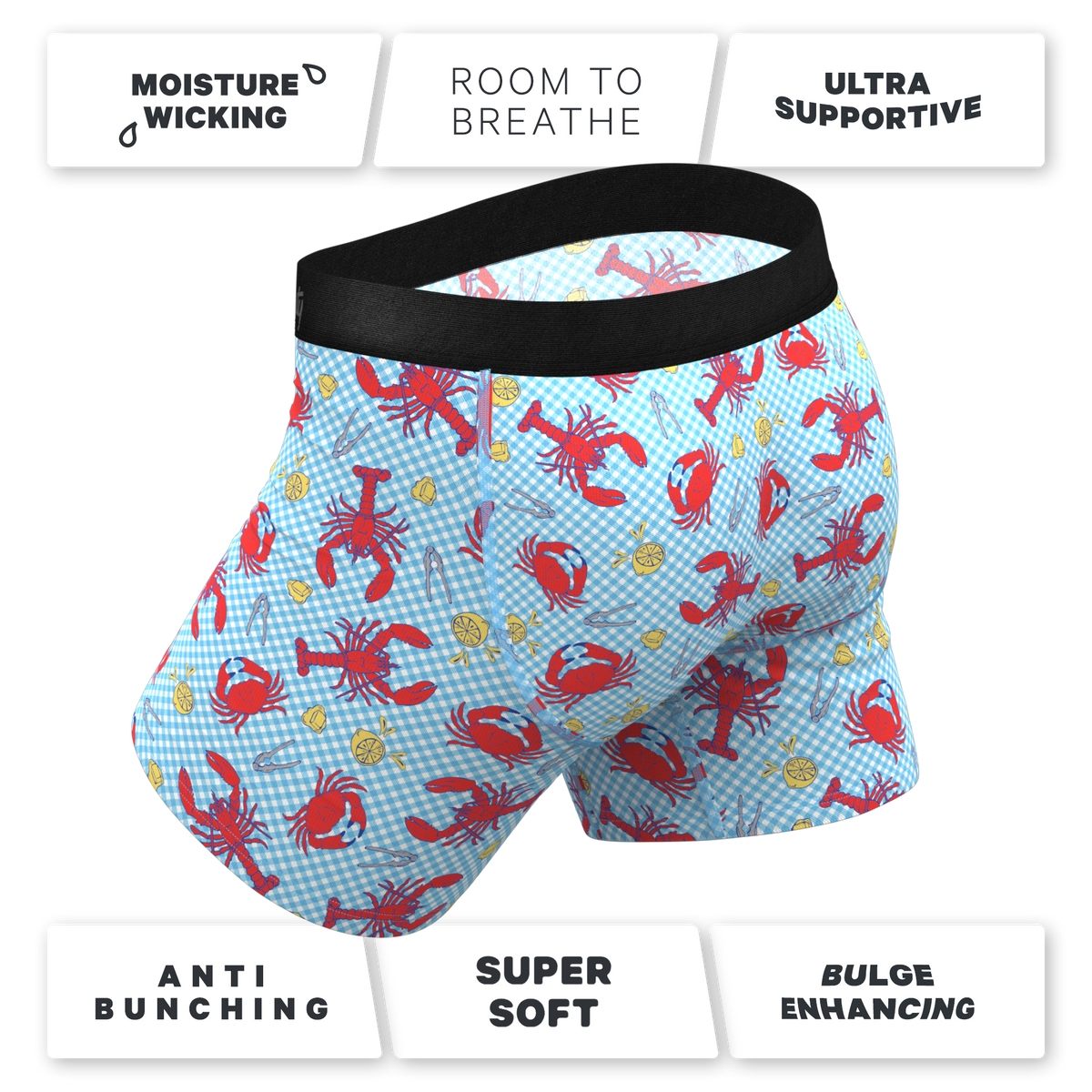 The Cajun Cookout | Summer Crabs Ball Hammock® Pouch Underwear - Shinesty