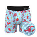 The Cajun Cookout | Summer Crabs Ball Hammock® Pouch Underwear With Fly - Shinesty