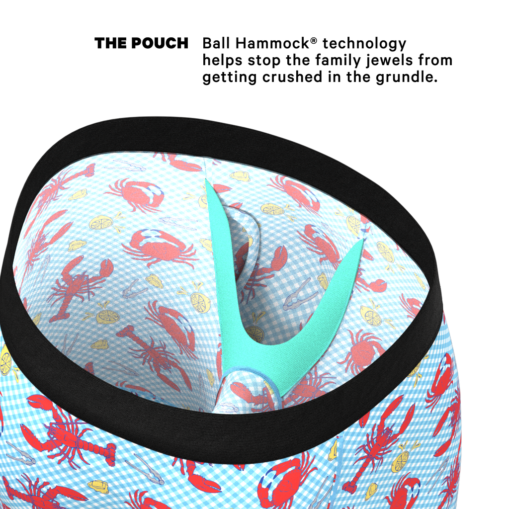 The Cajun Cookout | Summer Crabs Ball Hammock® Boxer - Long Leg - Shinesty