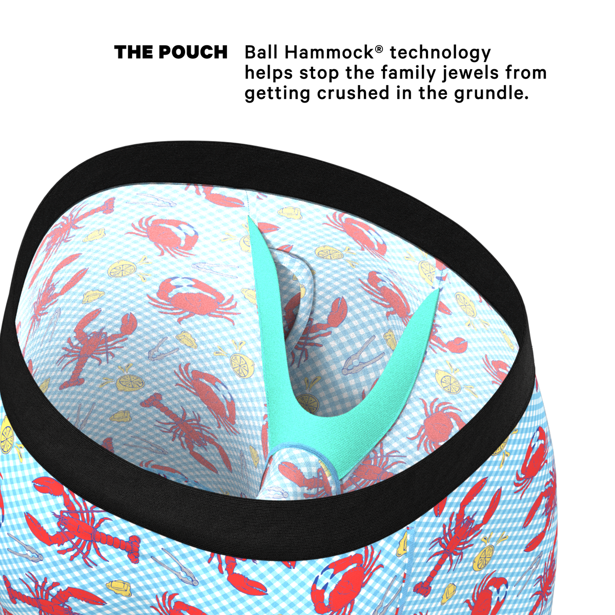 The Cajun Cookout | Summer Crabs Ball Hammock® Boxer - Long Leg - Shinesty