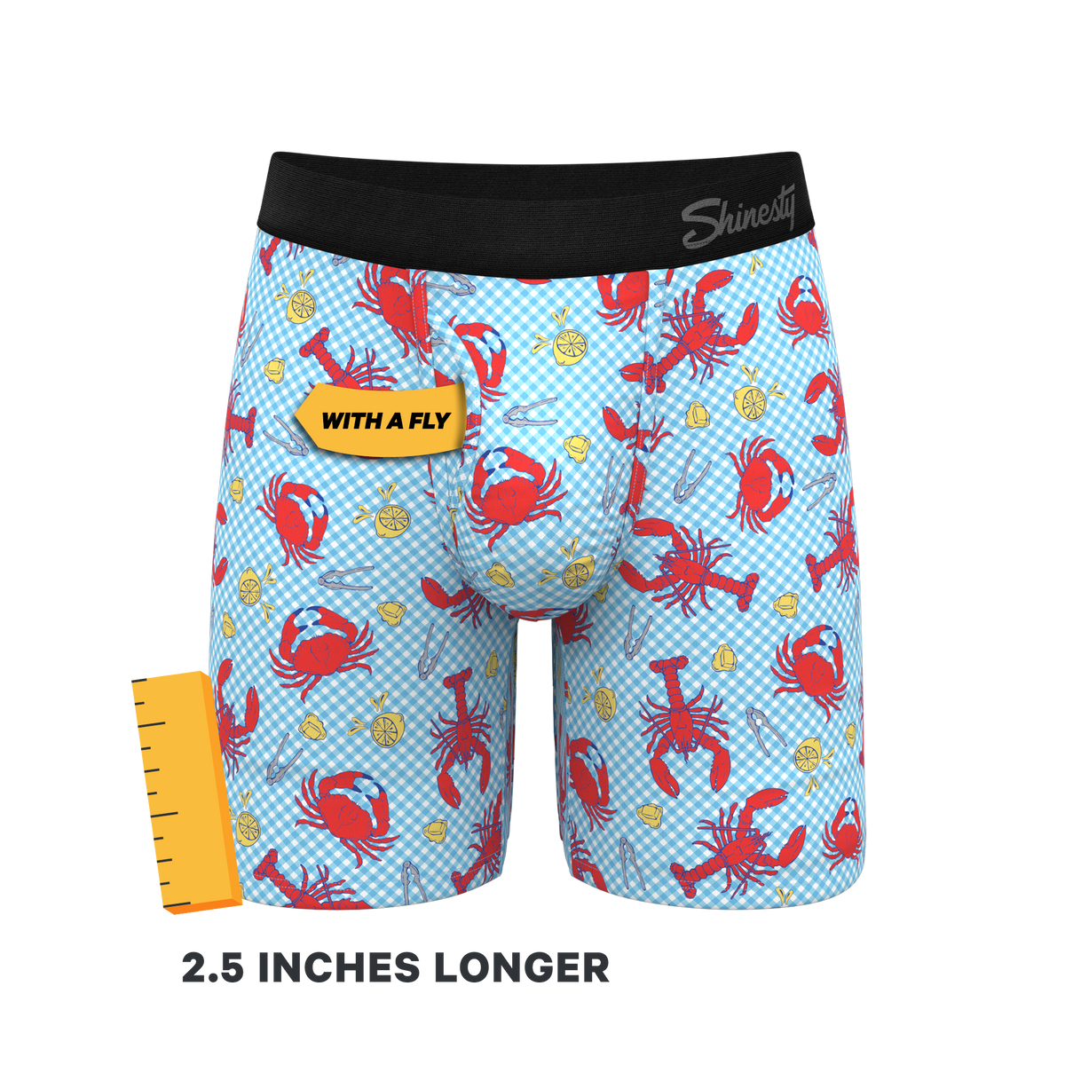 The Cajun Cookout | Summer Crabs Ball Hammock® Boxer - Long Leg - Shinesty