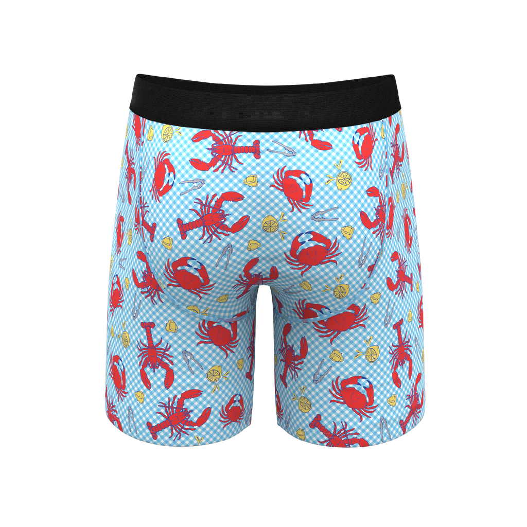 The Cajun Cookout | Summer Crabs Ball Hammock® Boxer - Long Leg - Shinesty