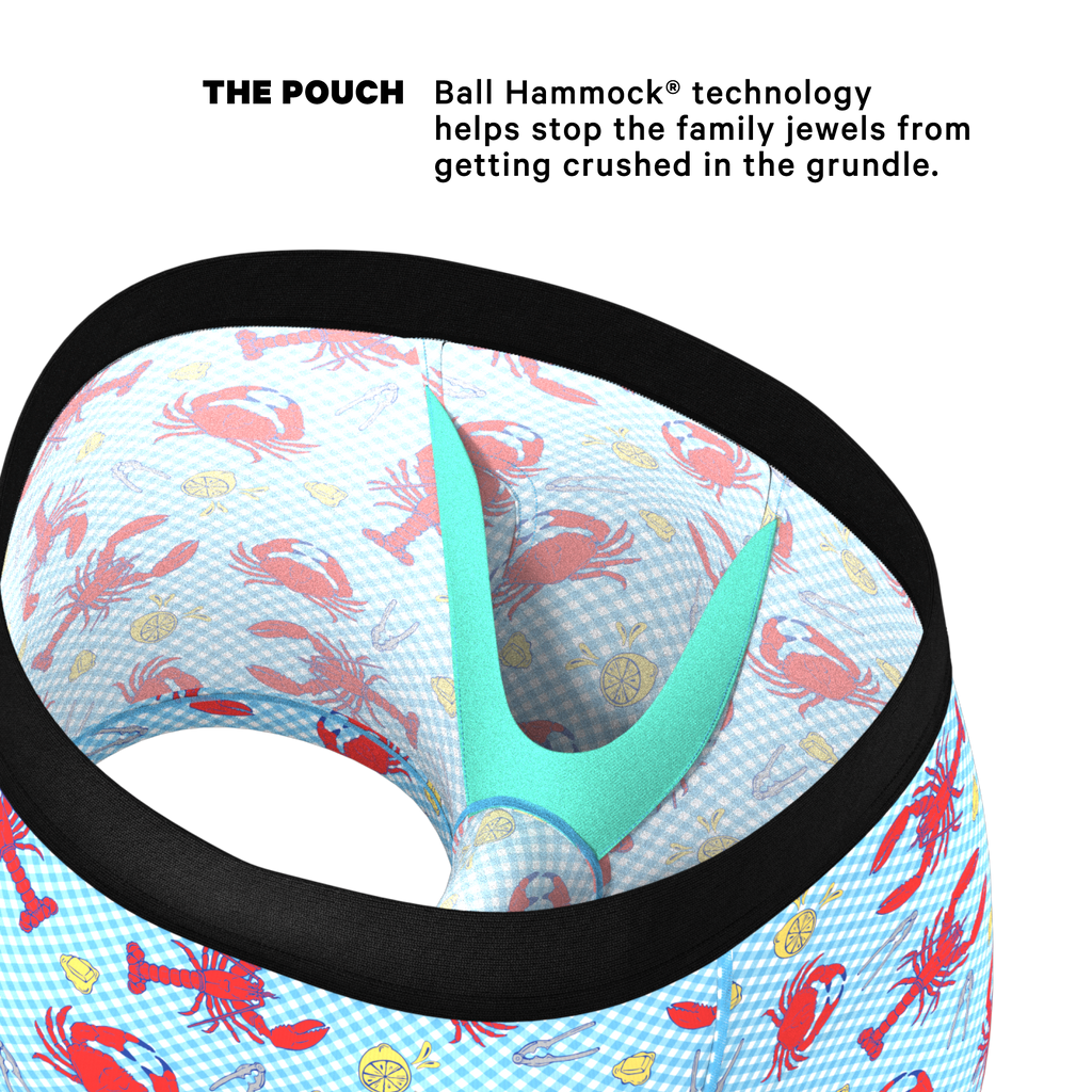 The Cajun Cookout | Summer Crabs Ball Hammock® Pouch Trunks Underwear - Shinesty