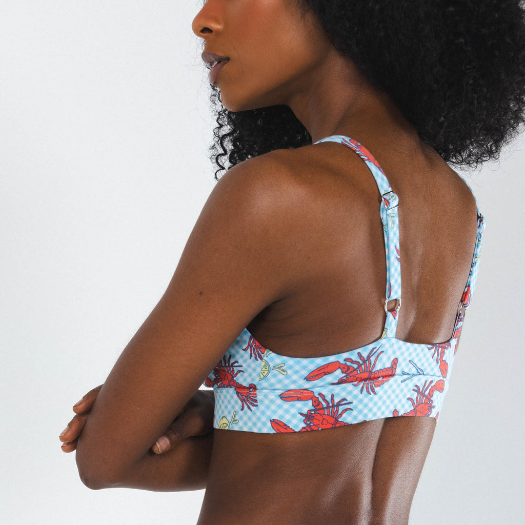 The Cajun Cookout | Summer Crabs Boob Hammock™ Plunge Bralette - Shinesty