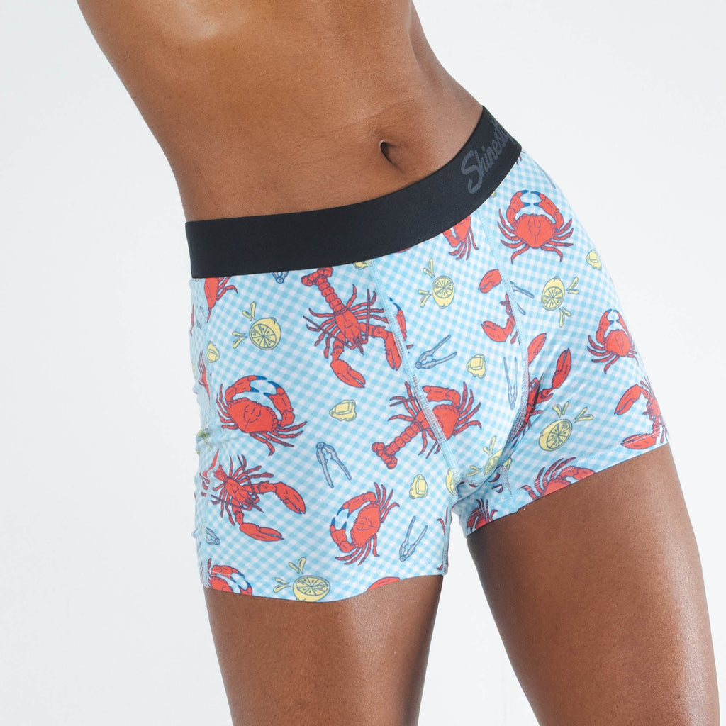 The Cajun Cookout | Summer Crabs Women’s Boxers - Shinesty