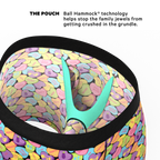 The Candy Crush | Candy Hearts Ball Hammock® Pouch Underwear With Fly - Shinesty